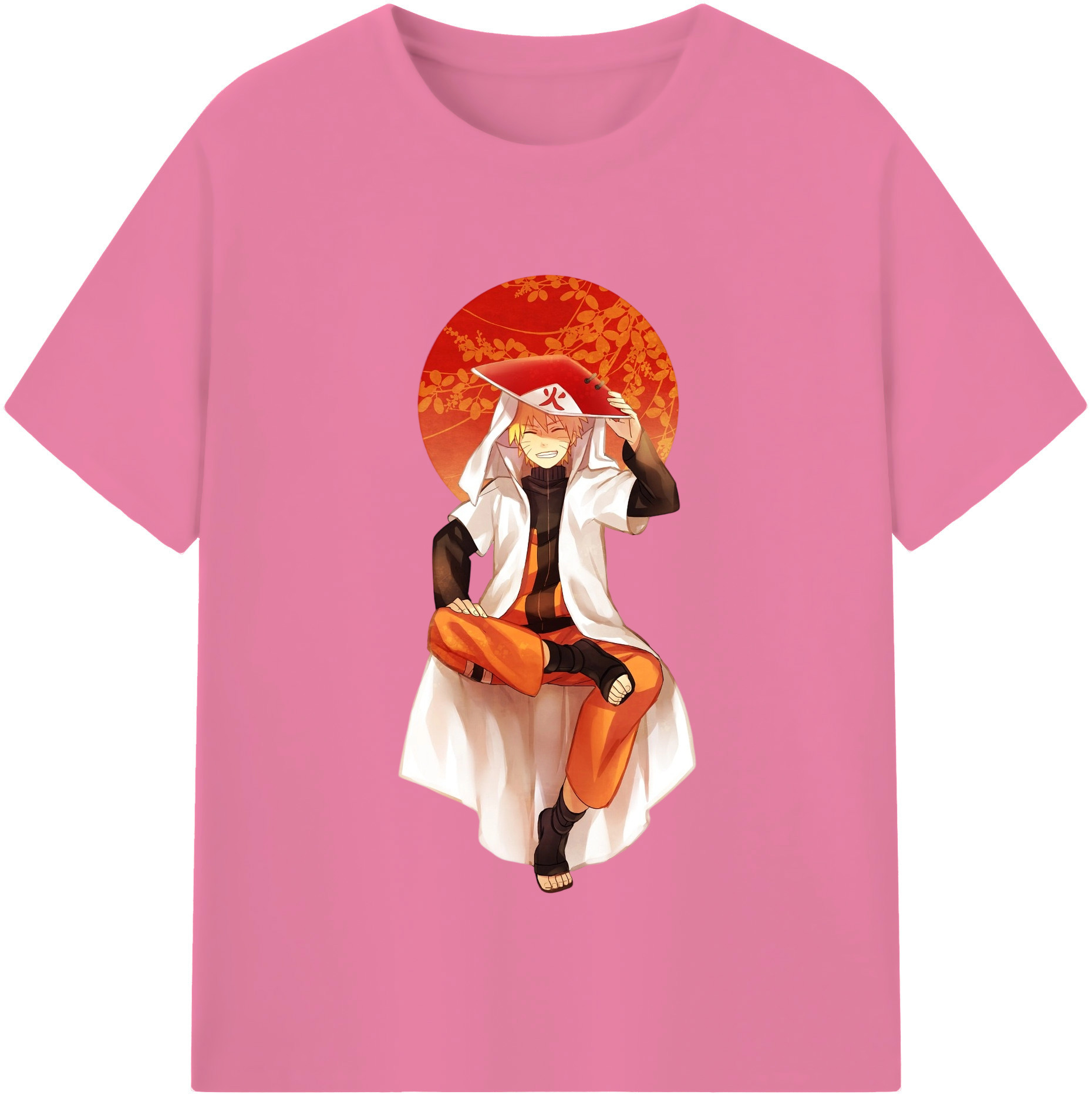 （画像用） NARUTO -ナルト- うずまき ナルト Uzumaki Naruto 綿100％半袖Tシャツ（フロントプリント）